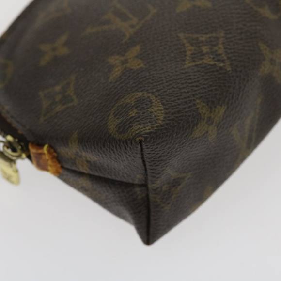LOUIS VUITTON Monogram Pochette Cosmetic PM Cosmetic Pouch M47515 LV Auth ti858 - Picture 14 of 16